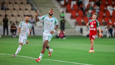 إيفان توني علي مجرشي احتفال الاهلي دوري روشن