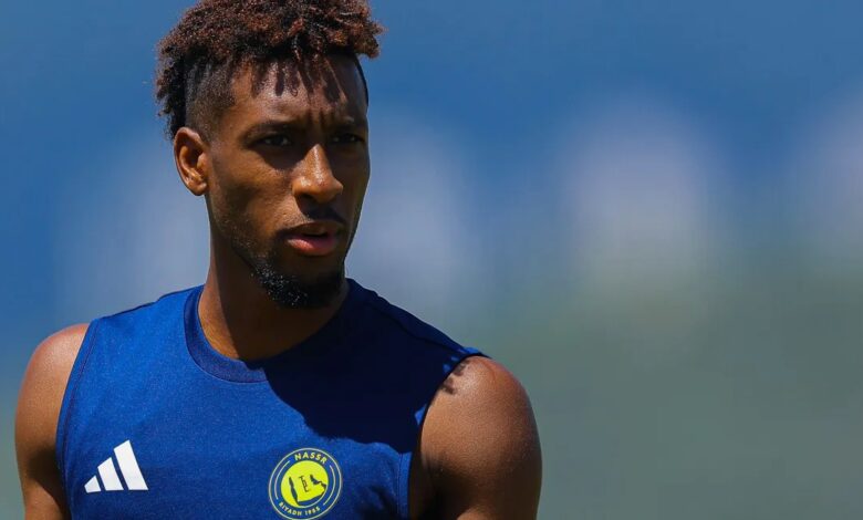 غيسلان كونان لاعب النصر في التدريبات دوري روشن السعودي