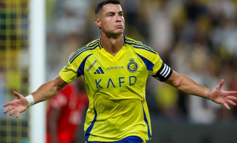 كريستيانو رونالدو لاعب النصر دوري روشن السعودي