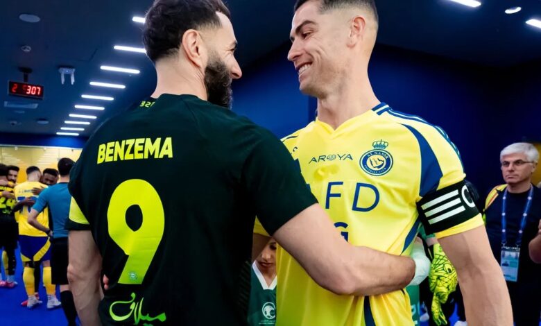كريم بنزيما كريستيانو رونالدو الاتحاد النصر دوري روشن
