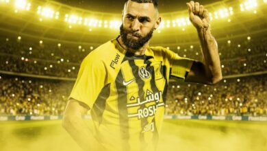 كريم بنزيما لاعب الاتحاد