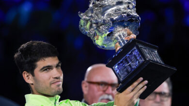 TENNIS AUS OPEN PODIUM