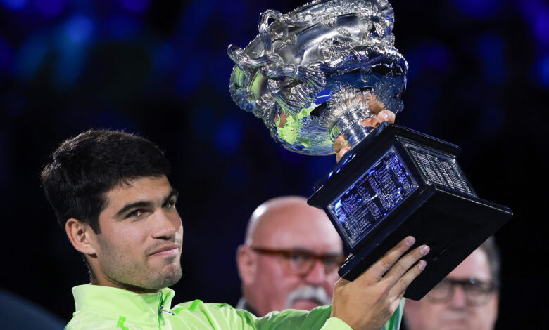 TENNIS AUS OPEN PODIUM